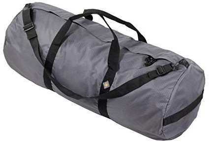 Diamond Ripstop-Reisetaschen, Ultra-robust und reißfest, verstärkte Nähte, wetterfest, verstaubar, Faltbare Reisetasche für Reisen, Schiefergrau, 16 x 40, 40,6 x 101,6 cm (131 Liter)