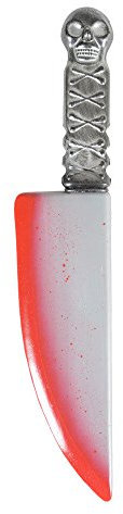 Blutig Plastik Messer Kostüm Zubehör