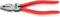 Knipex High Leverage Combination Pliers black atramentized, plastic coated 180 mm (self-service card/blister) 02 01 180 SB