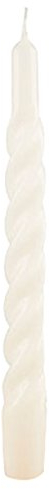 CERERIA DI GIORGIO risthò Kerzen TORTIGLIONE lackiert, Wachs, creme, 2.2 x 2.2 x 21 cm, 6 Stück