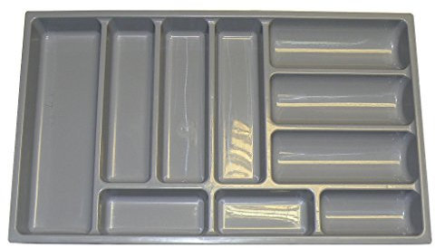 Monond PDTXCLS TANGDIAABBCC Baobang Heavy Duty 714mm x 422mm x 58mm Grey Cutlery Insert Tray to Suit 800mm Blum Tandembox Drawer