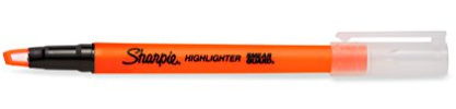 Sharpie Clear View Textmarker-Stick, Orange (1950757)