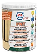Ica For You FNT35 - Finitura Protettiva Trasparente All'Acqua per Legno, Vernice per Esterni, Consigliata Dopo l'Impregnante, Neutro Opaco, 0.75 L - FNT35-0075
