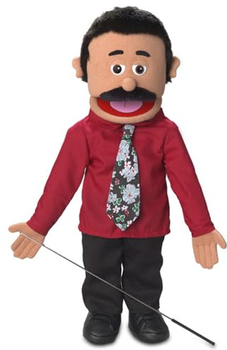 Carlos, Hispanic Dad/Businessman, Full Body, Ventriloquist Style Puppet, 65cm