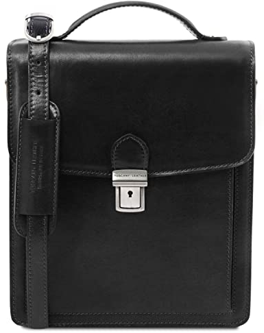 Tuscany Leather David Elegante Herrentasche aus Kalbsleder - Gross