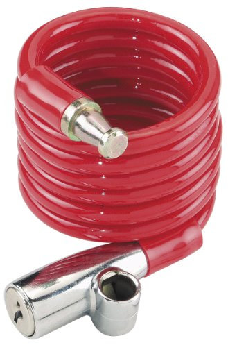 ABUS Spiralkabelschloss 1950 - Fahrradschloss aus 7,5 mm starkem Spiralkabel - ABUS-Sicherheitslevel 2-120 cm - Zufallsfarbe