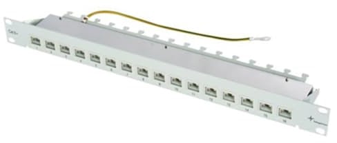 Telegärtner J02022A0050 16 Port Netzwerk-Patchpanel CAT 6a 1 HE