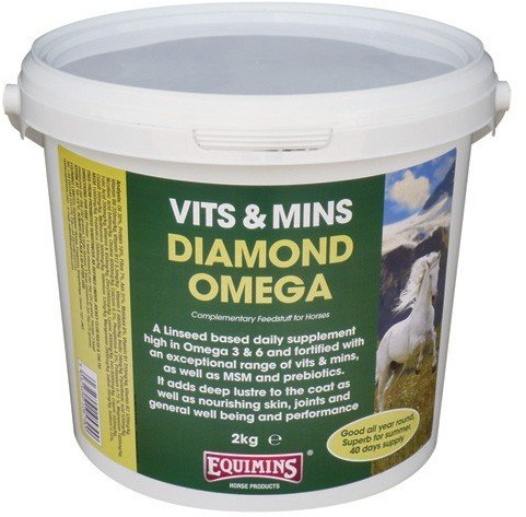 Equimins EQS0614 Diamond Omega Eco Pack - Clear, 2 kg