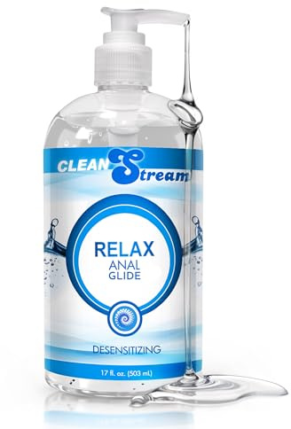 Cleanstream Relax WaterBased Glide,Unscented,Fragrance Free Lubricant-17 oz