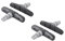 Shimano Bremsschuhsatz M70T3, 2 Paar, schwarz, Y8BM9810A