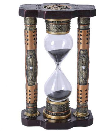 Figurine de collection Steampunk élégant sablier