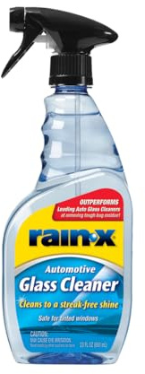 Rain-X RainX 630018 Glass Cleaner, Concentrated Streak-Free Formula for Car Windows, Windshield & Mirrors, Removes Bug Residue, Road Grime & Smoke Film - 23 Fl Oz