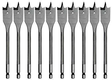 Hikoki tools 781782 Bohrer-Set, flach/oder Anschluss 1/4 Zoll Sechskant, 36 x 150 mm (5u)