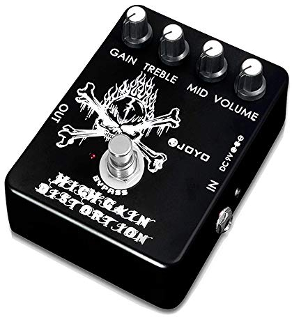 JOYO High Gain Distortion Pedal from AC/DC Crunch to Heavy Metal with Full Range EQ for Electric Guitar Effect - Bypass (JF-04)