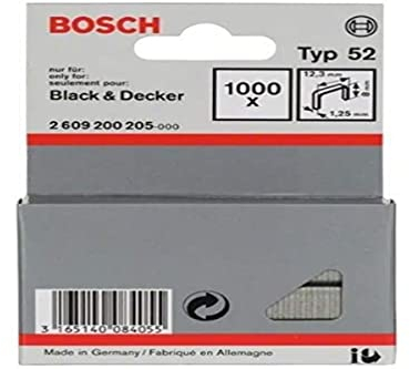 Bosch Accessories Bosch Professional 2609200205 1000 Tackerkla mmern 8/12,3 mm Typ52