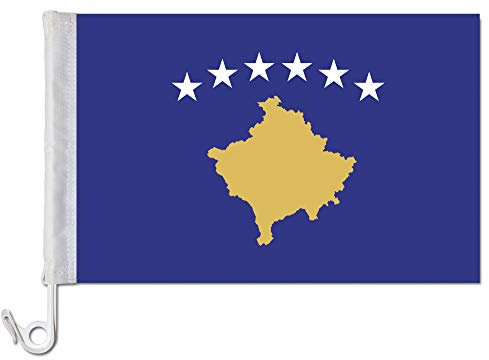 Everflag Auto-Fahne: Kosovo - Premiumqualität