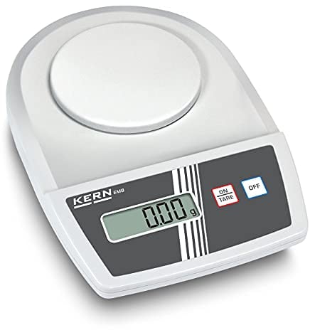 KERN Schulwaage EMB 200-2 (Laborwaage, Wiegebereich max. 200 g, Ablesbarkeit 0,01 g, Reproduzierbarkeit 0,01 g, Linearität 0,02 g)