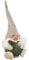 Seiffener Volkskunst | Räuchermann Figur | Waldzwerg 19 cm | Räucherfigur | Räuchermännchen Erzgebirge Original | 19033 | Waldzwerg Moosgrün