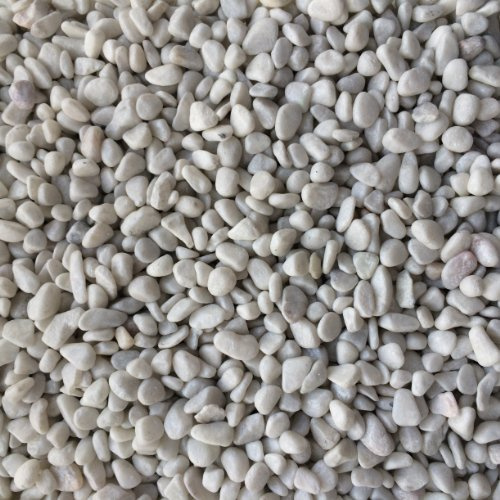 Finest-Filters Aquarium Fish Tank Gravel in Multiple Colours and 2kg, 10kg, 20kg and 40kg bags. (White, 20kg)