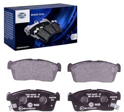 HELLA PAGID 8DB 355 009-631 Bremsbelagsatz - T1269 - Dicke/Stärke: 15mm | Kompatibel mit: DAIHATSU COPEN, CUORE VI, CUORE VII, SIRION, TREVIS, YRV, SUBARU JUSTY IV, SUZUKI ALTO K10, ALTO VI