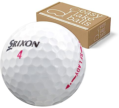 Srixon Soft Feel Lady LAKEBALLS/GOLFBÄLLE - QUALITÄT AAA/AA, 12 STÜCK, WEISS, SURLYN, MULTI-LAYER, RUBBER/PLASTIC, GOLFBALL/Lakeball, GOLF