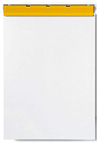 Klemmbrett A4 Aluminium, Klemme kurze Seite