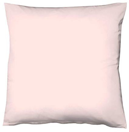 fleuresse 9200 Colours Interlock Jersey Kissenbezug aus 100% Baumwolle, Oekotex Standard 100, 80 x 80 cm, rosa