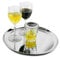bar@drinkstuff Stainless Steel Waiters Tray - 10inch Round Service Tray, Ideal for Food & Drinks Service