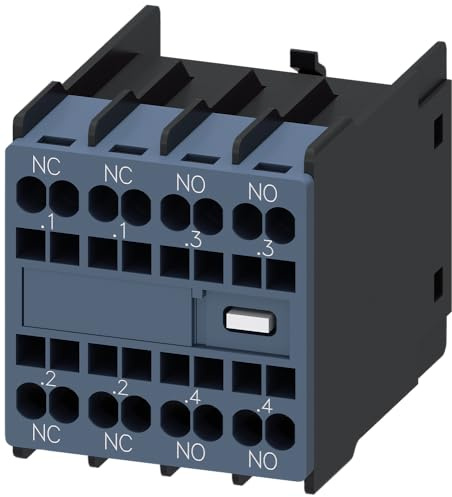 3RH2911-2HA22 | SIEMENS AUXILIARY SWITCH ON THE FRONT, 2NO+2NC, FOR 3RH AND 3RT, SPRING-TYPE TERMINAL