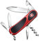 Victorinox Evolution Grip 10 Swiss Army Pocket Knife, Multi Tool, 13 Functions, Locking Blade, Red, Medium/50 mm