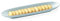 TOGNANA - Vassoio per Baguette, Ovale, 36 x 9 cm, Bianco