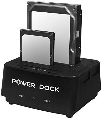 Kingwin USB 3.0 to Dual Bay SATA/SSD Hard Drive Docking Station w/Offline Clone Function. Compatible w/ 2.5”/3.5” Inch SATA HDD/SSD (SATA I/II/III). Tool-Free Design, Support 2x8TB Drives & UASP