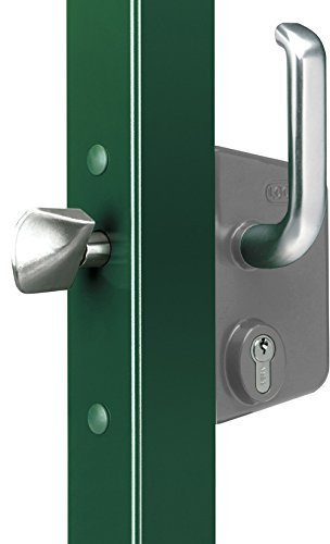 Serrure Argent pour coulissant/ 80 mm