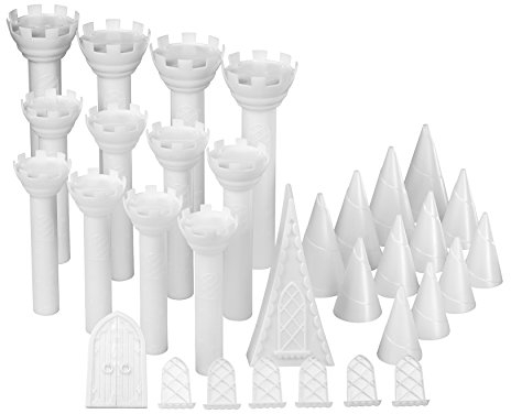 Ensemble pour Gâteaux en Forme de Château, 32 Pièces