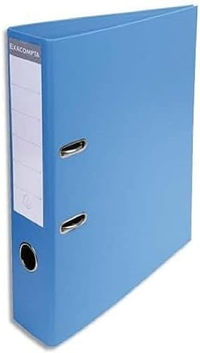 Exacompta 53742E -1 A4 Prem'Touch Ordner mit Hebelmechanik Rücken 70 mm Mechanik 75 mm Außenmaße: 32 x 29 x 7 cm Abheftbares Format A4 Farbe: Blau