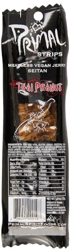 Primal Thai Peanut Meatless Jerky (24x1 Oz)