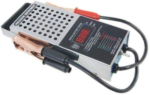 KATSU Battery Tester, 12V 100Amp Portable Car Van Auto Battery Load Drop and Charging System Tester Analyzer Checker Tool, Stainless Steel 452110