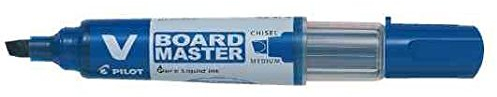 PILOT V BOARD Marker Whiteboard MASTER abgeschrägt, wiederaufladbar, Blau