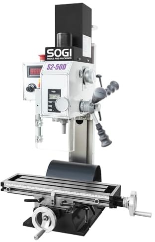 SOGI S2-50D Fresatrice da banco motore a magneti permanenti 600 W 230 V - con accessori