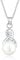 Elli Halskette Damen Infinity Perle mit Kristalle in 925 Sterling Silber
