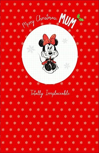Weihnachtskarte mit Minnie Mouse-Motiv