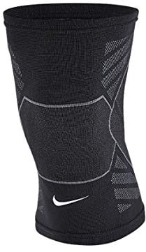 Nike Erwachsene Advantage Knitted Knee Sleeve Kniestulpe, Black/Anthracite/White, L