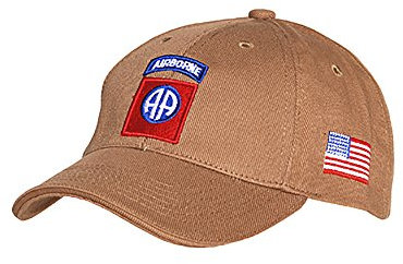 US Army Baseball Cap 101st Airborne Division Parachute Infantry Paratrooper (Coyote)