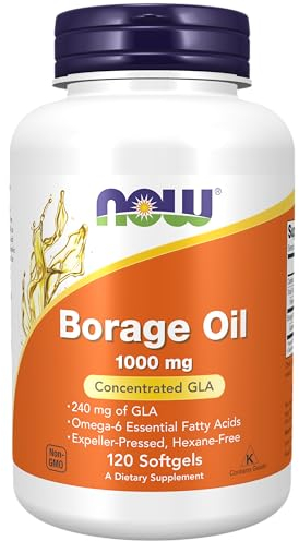 Now Foods Huile de Bourrache ( Huile de Starflower ) 1000mg x120caps - Starflower Oil / Borage Oil