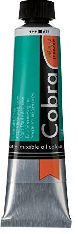 Talens COBRA wassermischbare Ölfarben, 150 ml, 615 Paul Veronese Grün