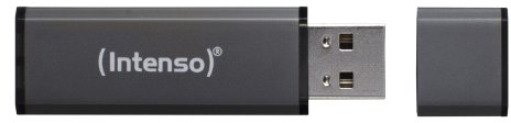 Intenso Alu Line - Chiavetta USB da 4GB - Pendrive USB 2.0, Antracite