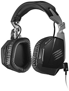 Mad Catz F.R.E.Q. 4D - Auriculares de Diadema Cerrados (con micrófono, Control Remoto Integrado, PC/Juegos), Negro