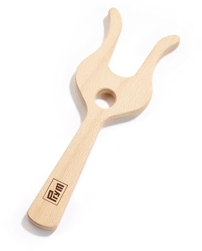 Prym 225145 Strickgabel zum Basteln von Kordeln, Holz, 18 x 6 cm