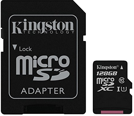 Kingston - SDC10G2/128GB - Carte MicroSD - 128 Go - Adaptateur SD