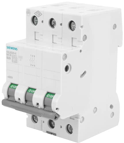 Siemens 5SL63206 Leitungsschutzschalter 3polig 20 A 400 V